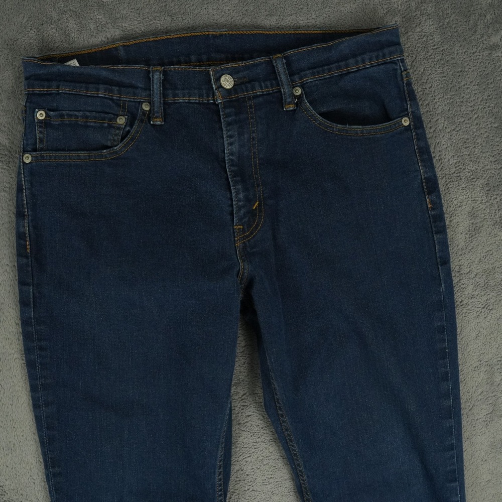 Levis 511 Slim Fit Jeans Mens 34x32 (33x29.5) Dark Blue Stretch Denim Pants